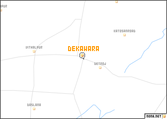 map of Dekāwāra