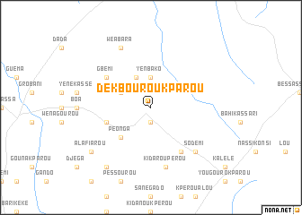 map of Dékbouroukparou