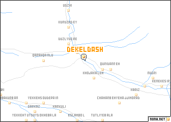 map of Dekelʼ-Dash