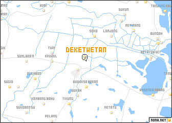 map of Deket-wetan