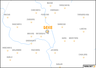 map of Deke