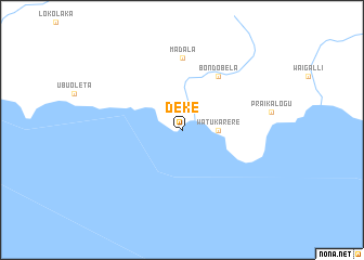map of Deke