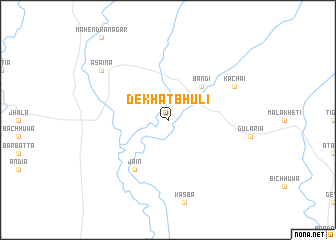 map of Dekhatbhuli