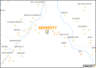 map of Dekhesty