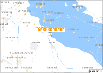 map of Dekhkanabad