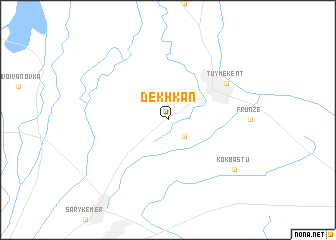 map of Dekhkan