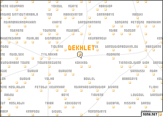 map of Dekhlêt