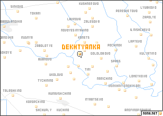 map of Dekhtyanka