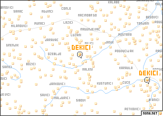 map of Ðekići