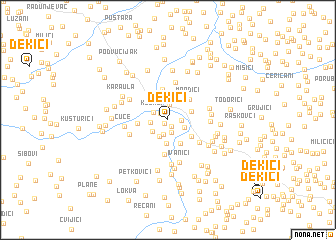 map of Ðekići