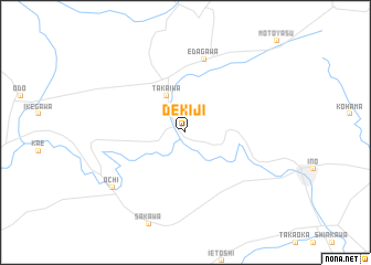 map of Dekiji