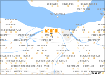 map of De Knol