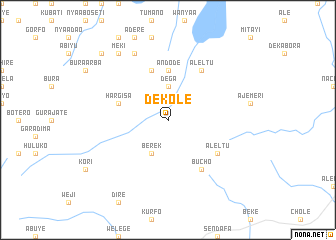 map of Dekolē