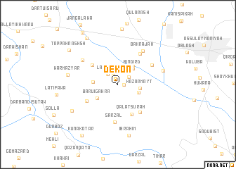 map of Dēkōn