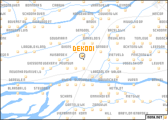 map of De Kooi