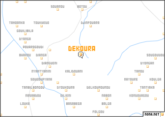 map of Dékoura