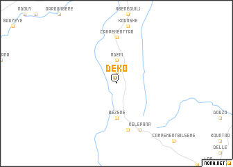 map of Deko