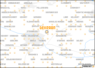 map of De Kraan