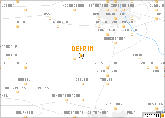 map of De Krim