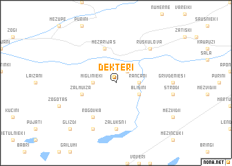 map of Dekteri