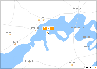 map of Dekwa