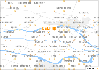 map of De Laar