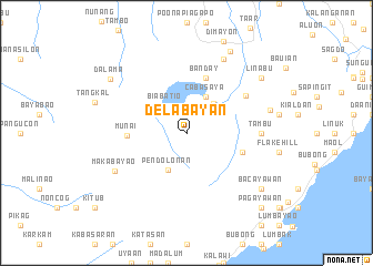 map of Delabayan