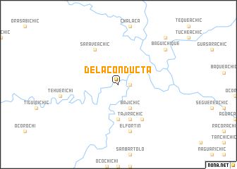 map of De la Conducta