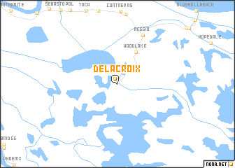 map of Delacroix
