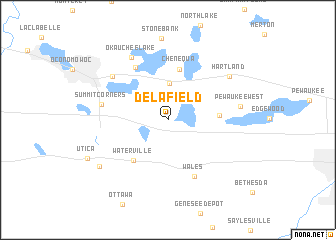 map of Delafield