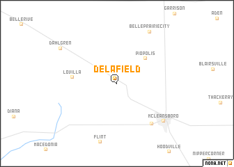 map of Delafield