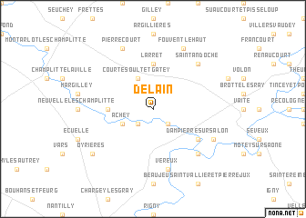 map of Delain