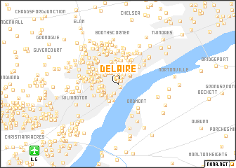 map of Delaire