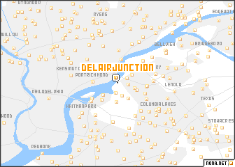 map of Delair Junction