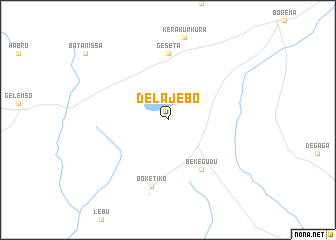 map of Delajebo