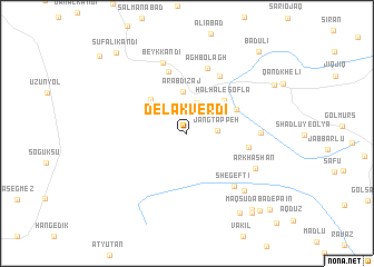 map of Delakverdī