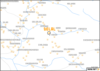 map of Delāl