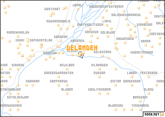 map of Delamdeh