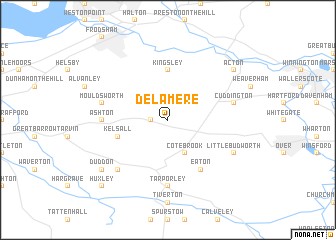 map of Delamere