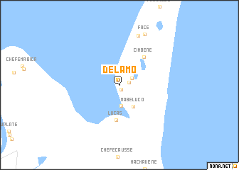 map of Delamo