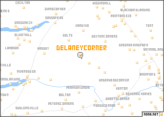 map of Delaney Corner