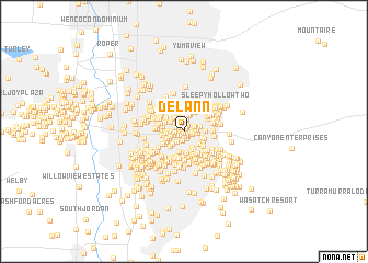 map of Del Ann