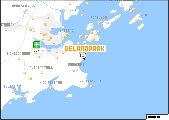 map of Delano Park