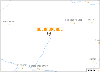 map of Delano Place