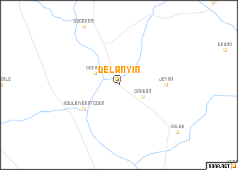 map of Delanyin