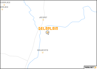 map of Delaplain