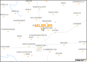 map of Delaplain