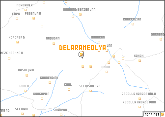 map of Delārām-e ‘Olyā