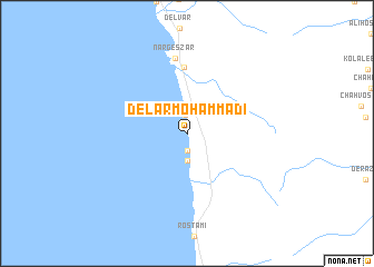 map of Delār Moḩammadī