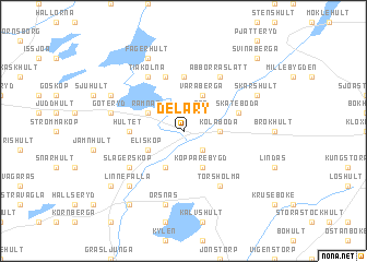 map of Delary